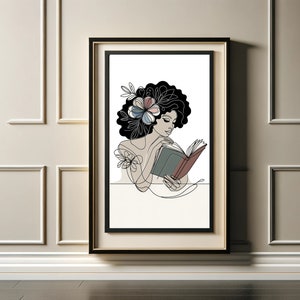Escape, Posters, Digital Prints, AI Art, Download Black Woman Portrait, Wall Art, Modern Wall Decor, African American, GPT4