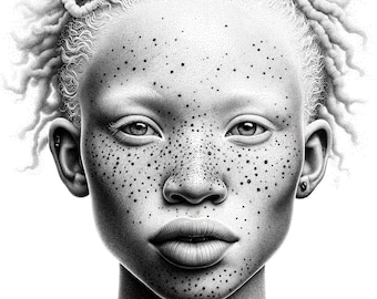 Portraits, Digital Prints, AI Art, Download Black Woman Portrait, Wall Art, Modern Wall Decor, 32 Black and White Images, GPT
