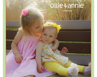 Ollie and Annie Collection - Ellie Dress and Tunic PDF Pattern