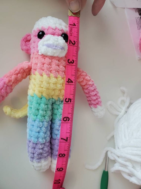 Rainbow sock monkey sales