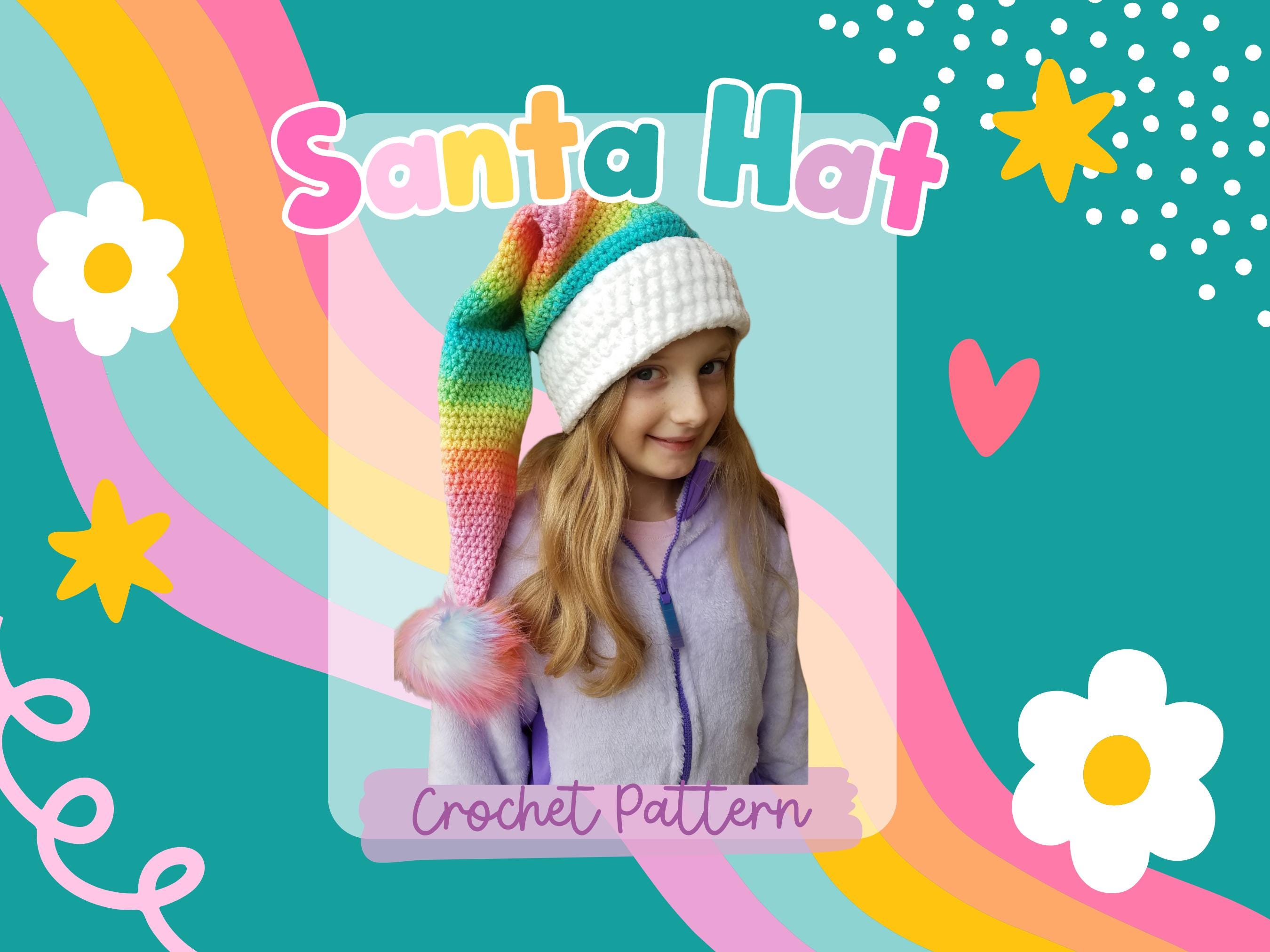 38 Santa Hat Crochet Patterns for Festive Photos, Costumes, and Cozy Holiday Makes 13 Crochet Santa Hat