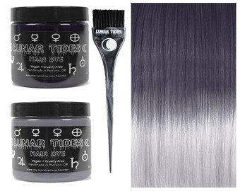 Teal Grey Hair Dye Etsy