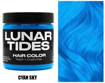 Tinte turquesa para el cabello