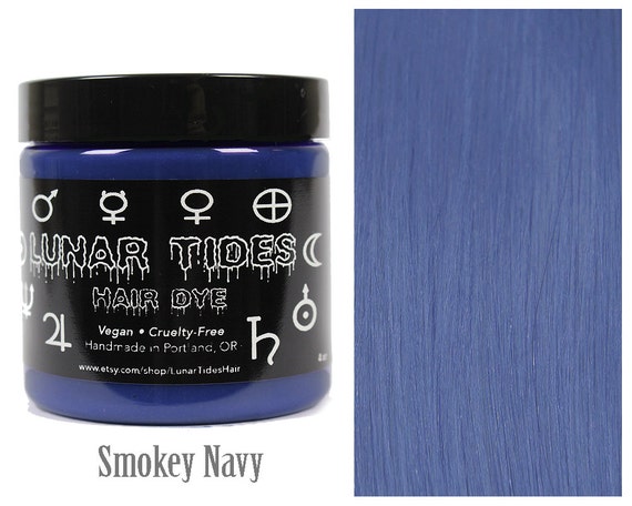 Blue Grey Navy Denim Hair Dye