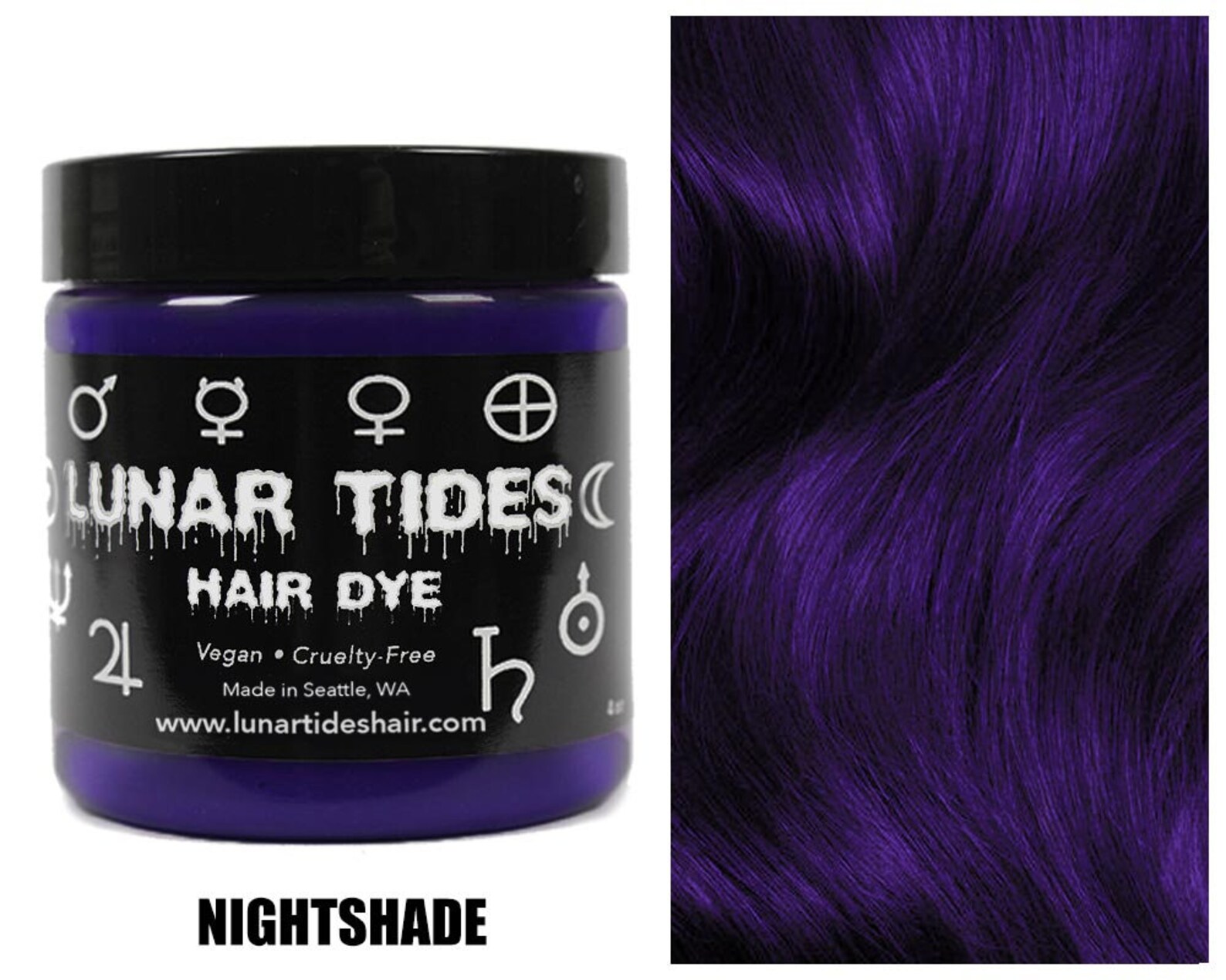 Dark Purple Hair Dye Etsy
