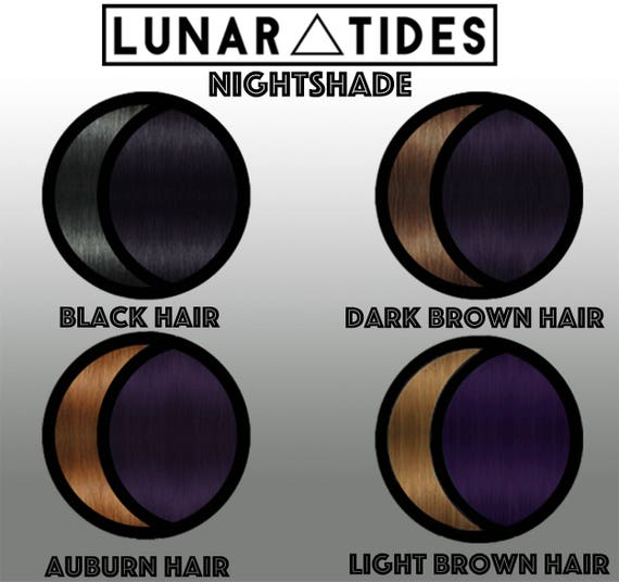 Dark Purple Hair Dye Etsy
