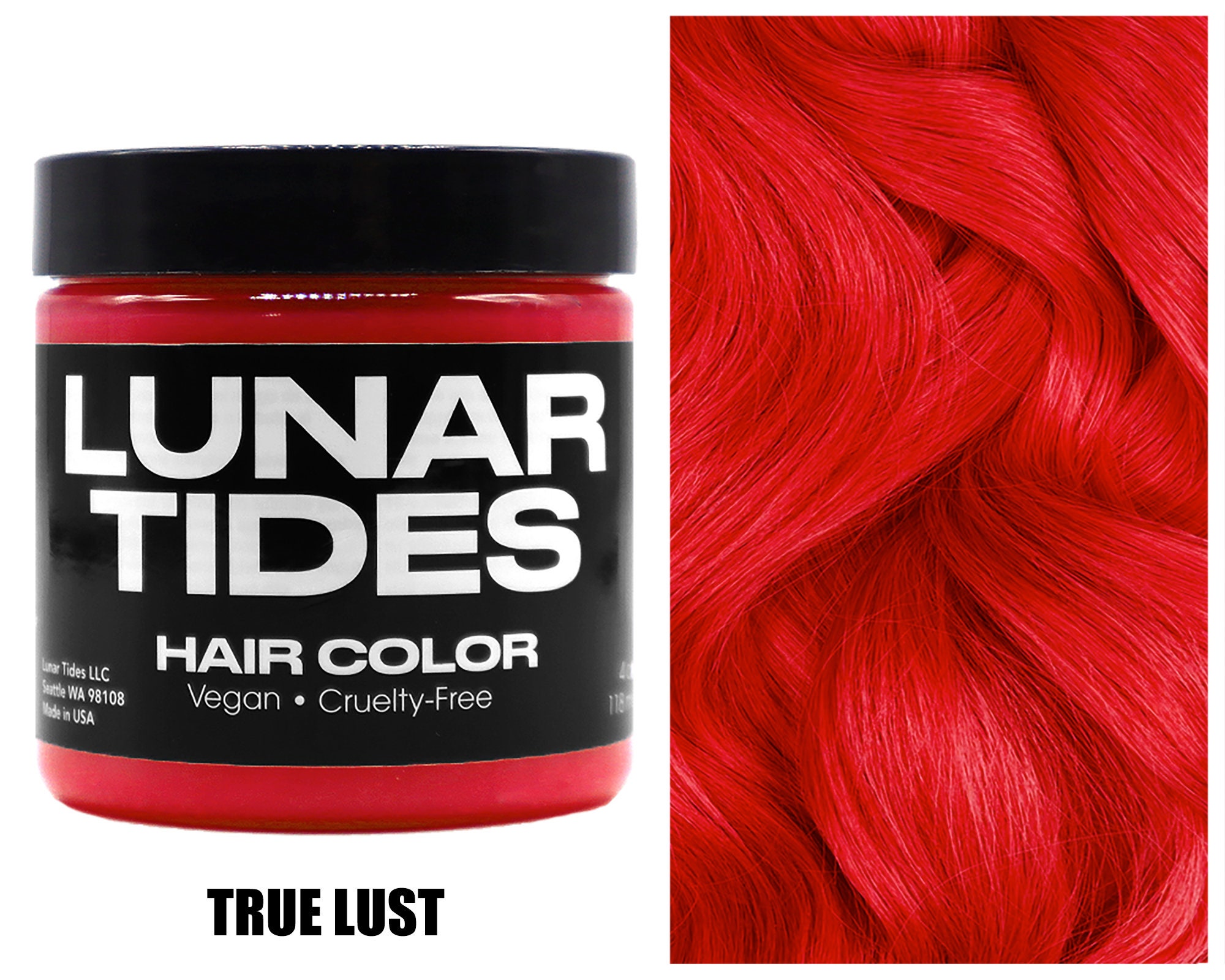 kobber Flyselskaber skør TRUE LUST Bright Red Hair Dye - Etsy