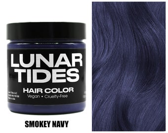 Blue Grey Navy Denim Tinte para el Cabello