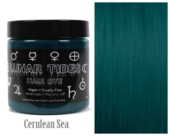 Dark Teal Hair Dye Etsy