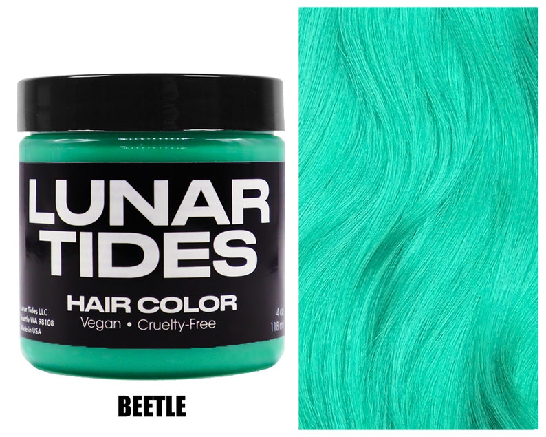 Pastel Mint Green Hair Dye image 1