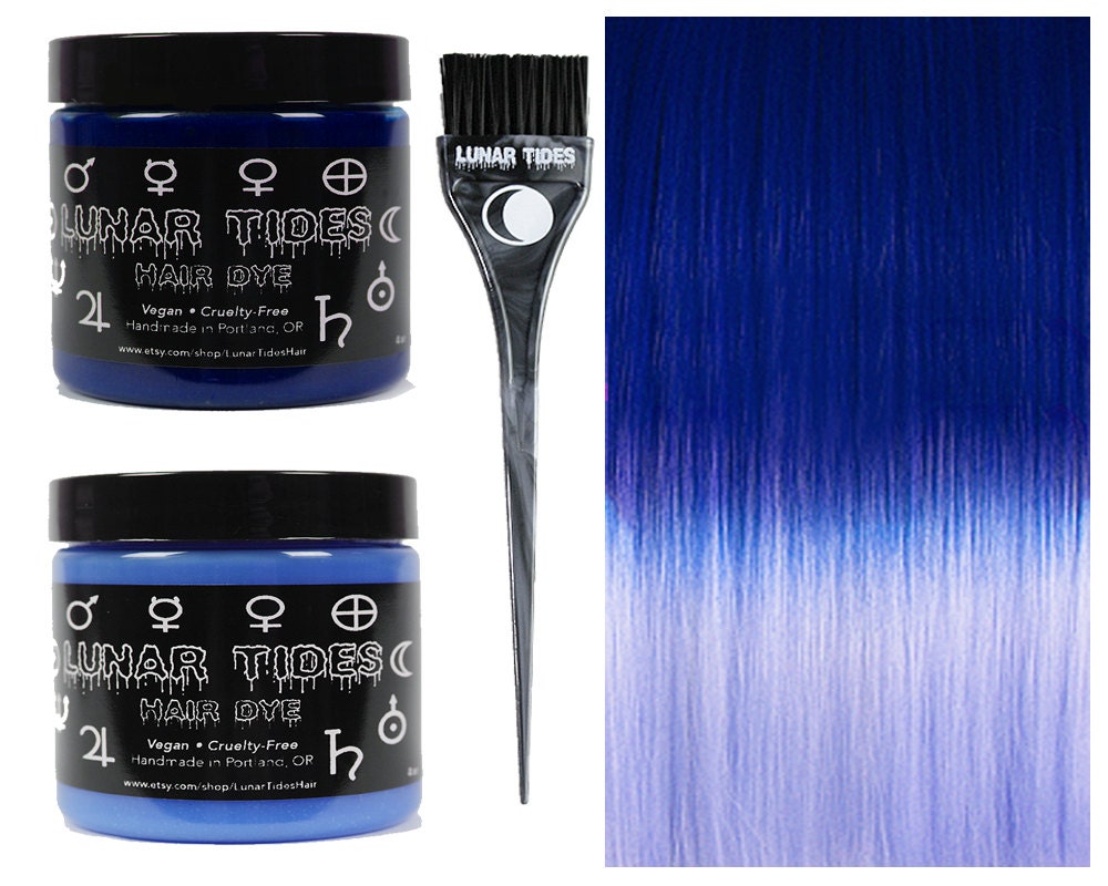 2. Dark Blue Splat Hair Dye Kit - wide 4