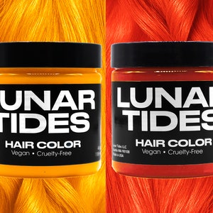 DIY Gradient Orange Hair Dye Kit