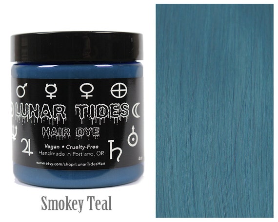 Teal Grey Hair Dye Etsy