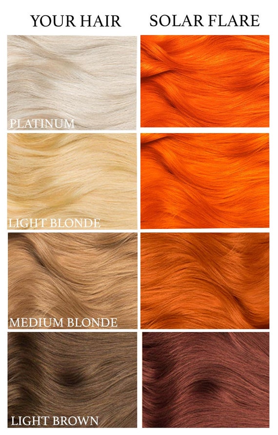 Orange Hair Dye - Etsy New Zealand