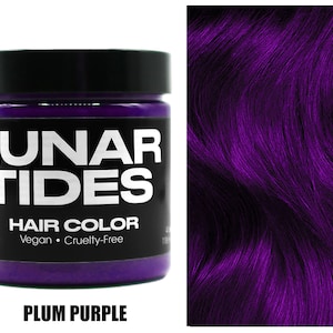 Plum Purple Hair Dye - Etsy