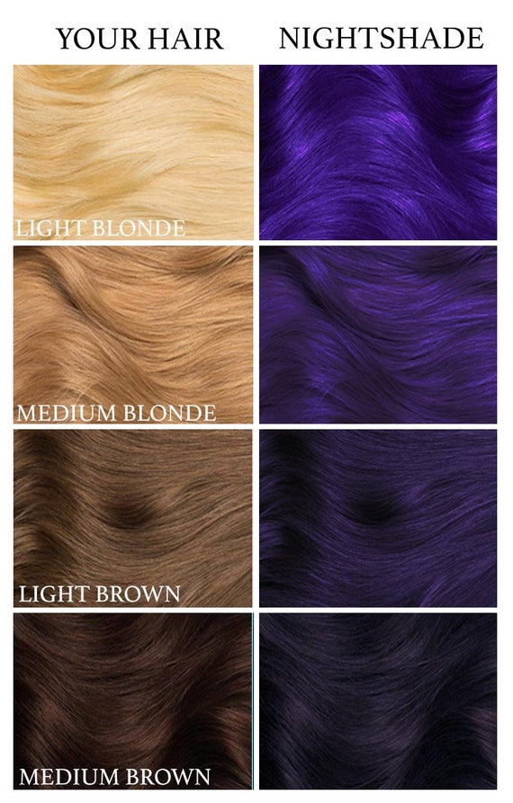 Violet Night  Amplified  Semi Permanent Hair Color  Tish  Snookys  Manic Panic