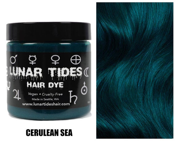 Dark Teal Hair Dye Etsy