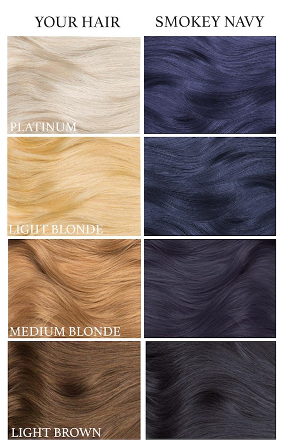 Blue Grey Navy Denim Hair Dye - Etsy Blue Grey Navy Denim Hair Dye - Etsy