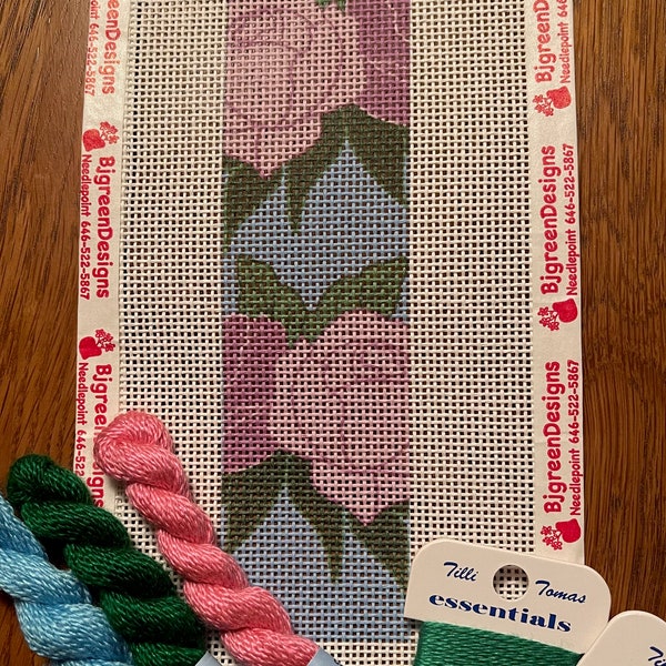 Needlepoint Bookmark Etsy