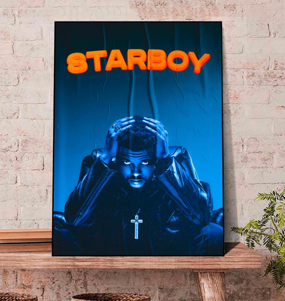 Retro the Weeknd Star Boy Poster Star Boy Minilist Posterthe - Etsy