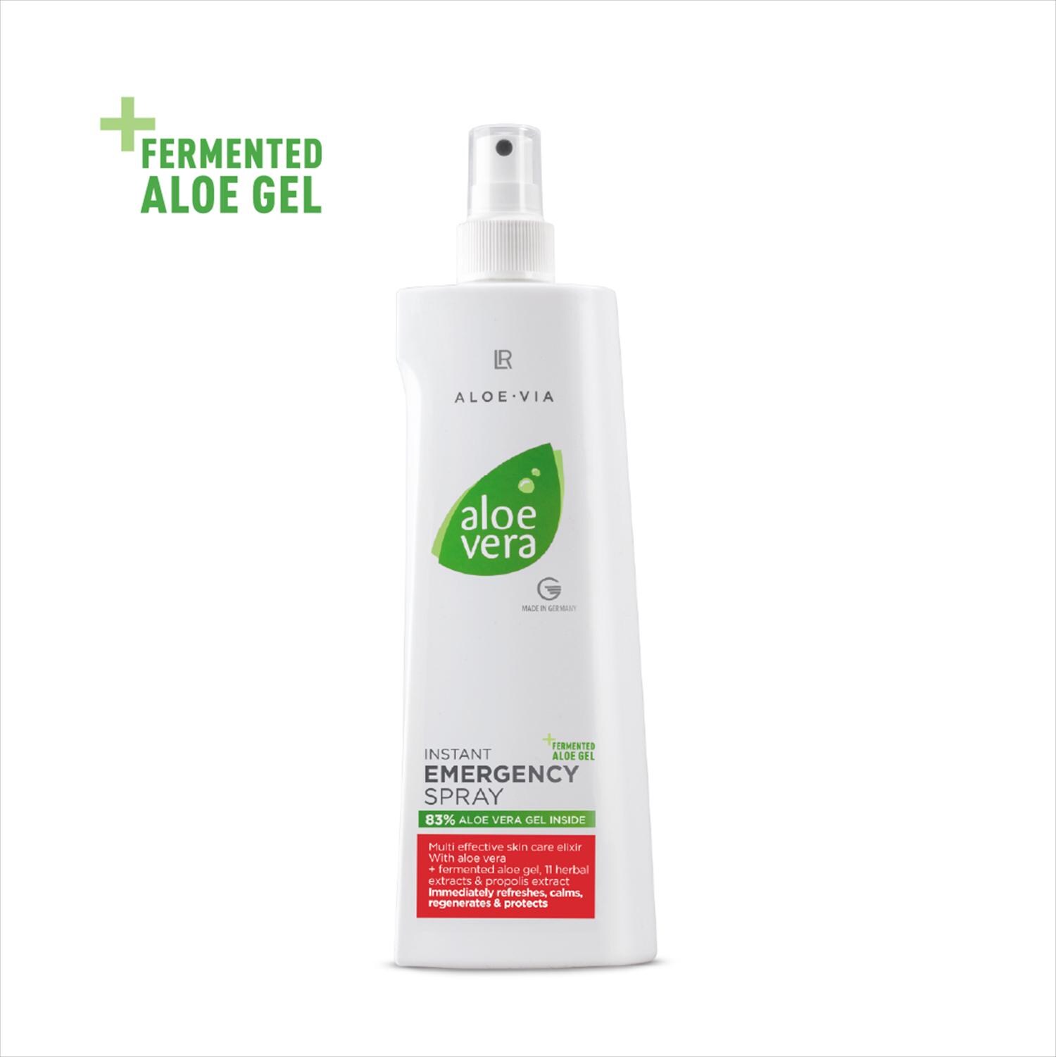 Fermented Aloe Vera Skin Care Set: Emergency Spray, Propolis Cream