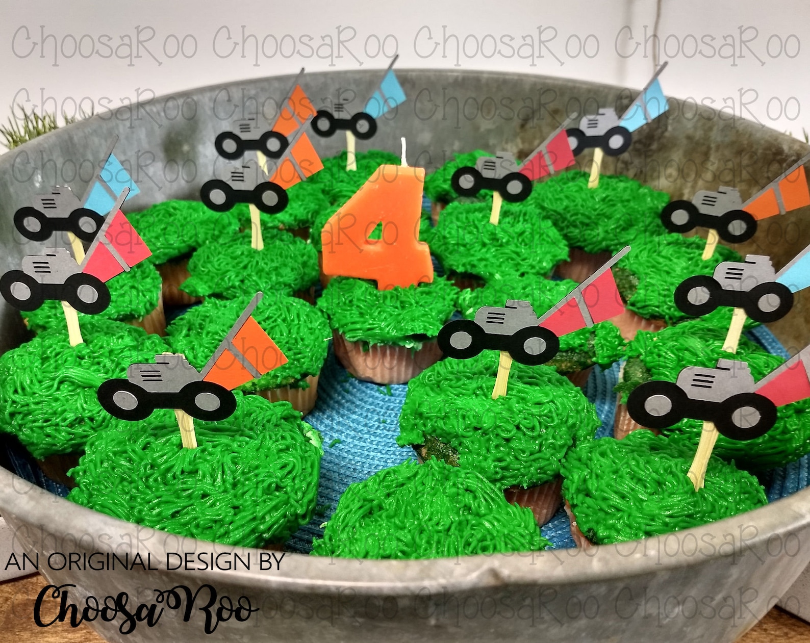 LAWN MOWER Birthday Party Handmade Decorations Package Etsy