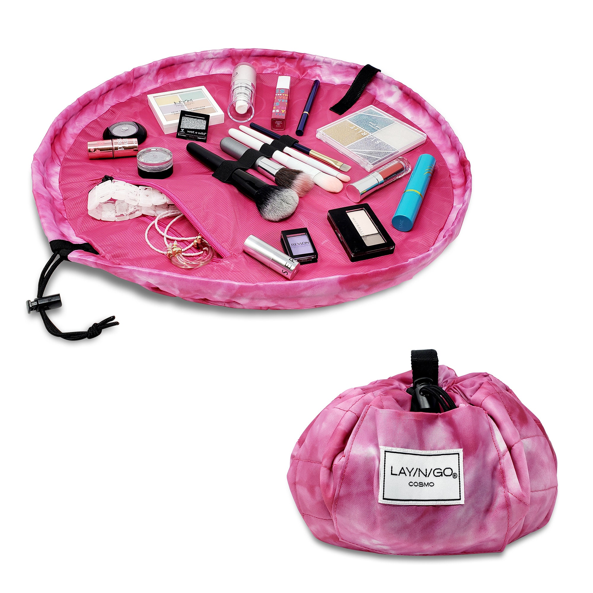 Lay-n-go COSMO 20 Pink Tie Dye Cosmetic 