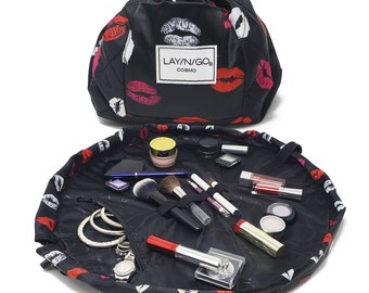 Lay-n-Go COSMO (20") Lips Cosmetic Bag, Travel Organizer, Toiletry Makeup Bag