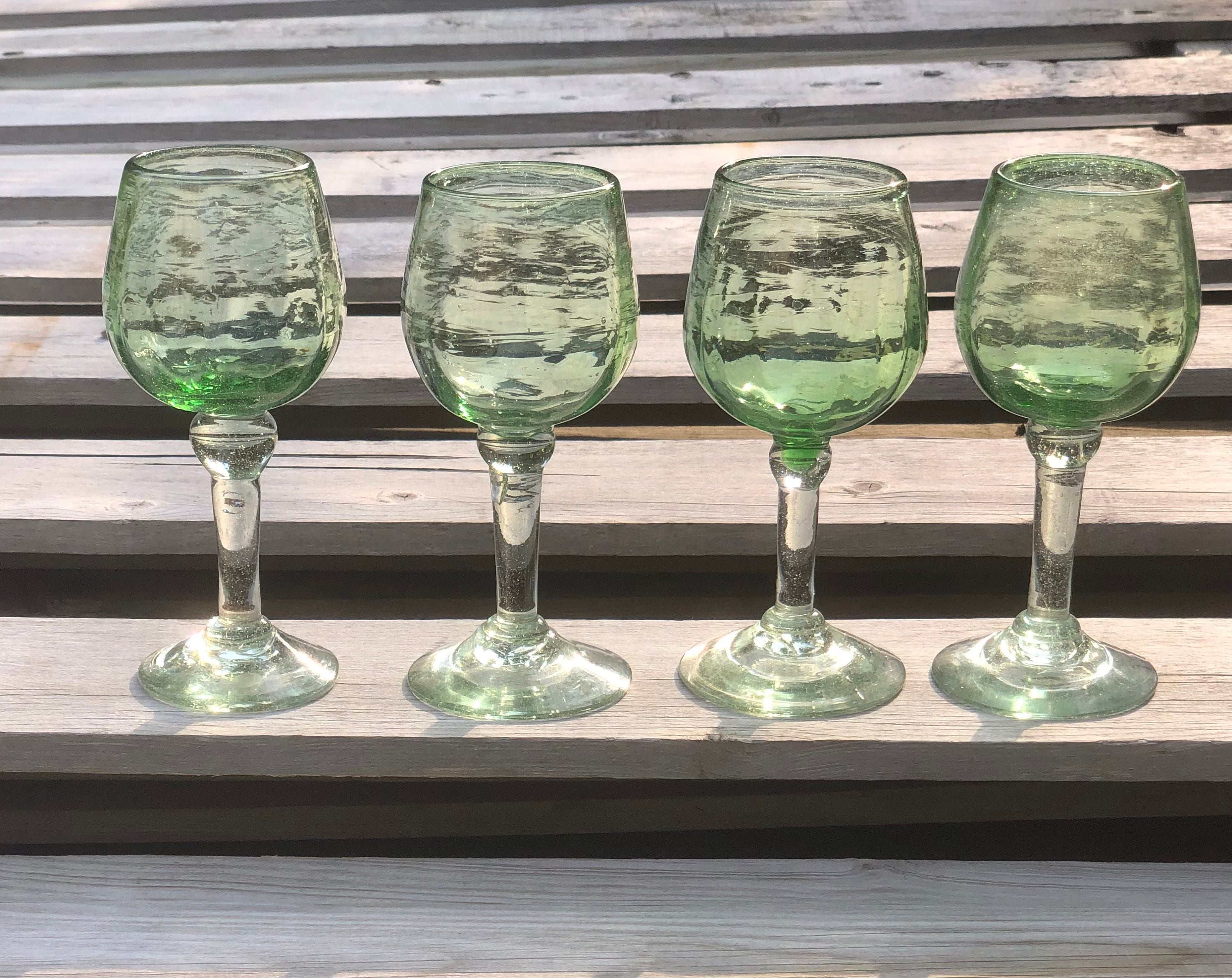 Mezclada Handblown Crystal Wine Glass Set 