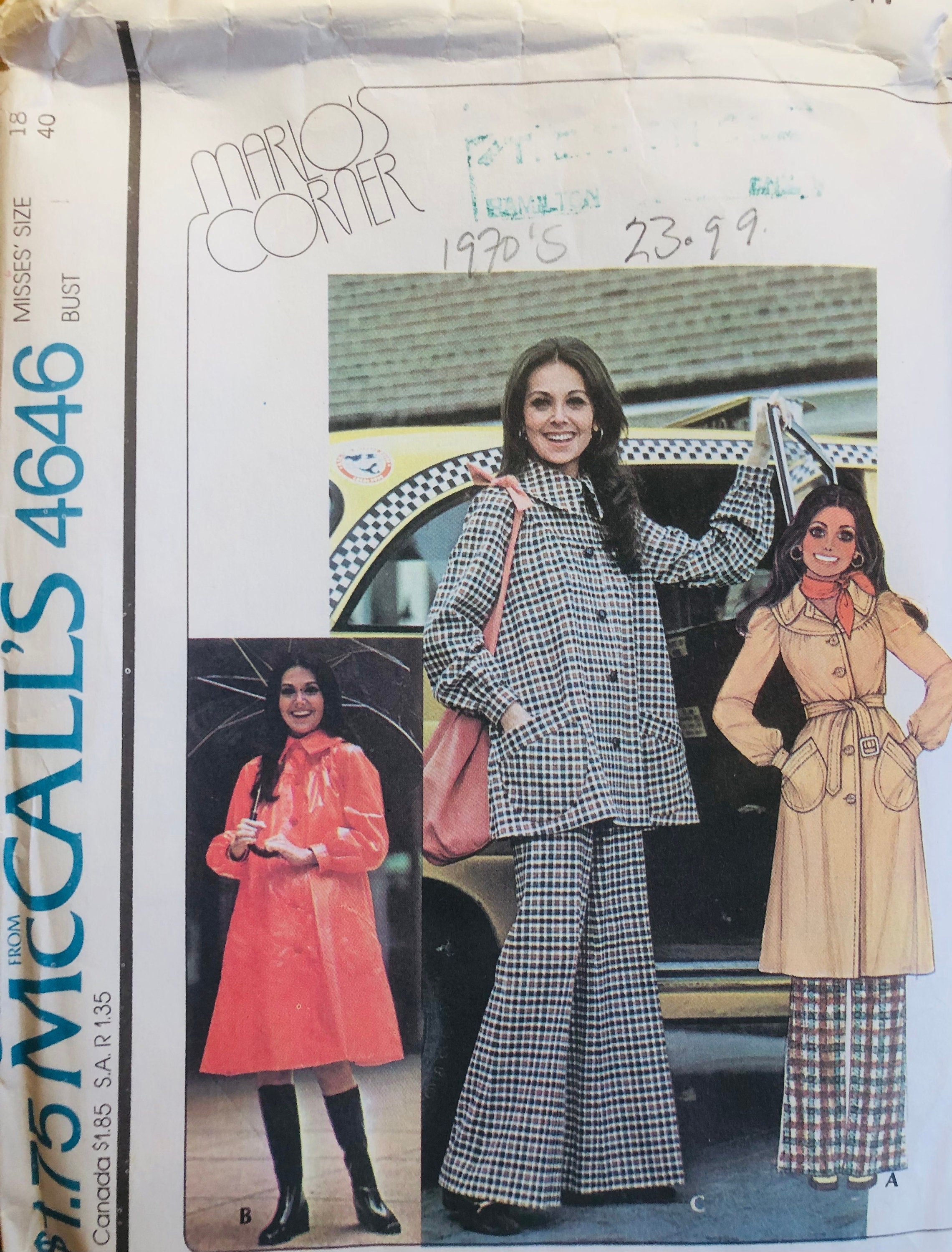 Flared raincoat top