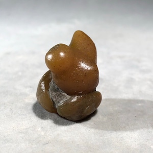 Bonsai Suiseki Natural Gobi alashan Stone cute pet 080203