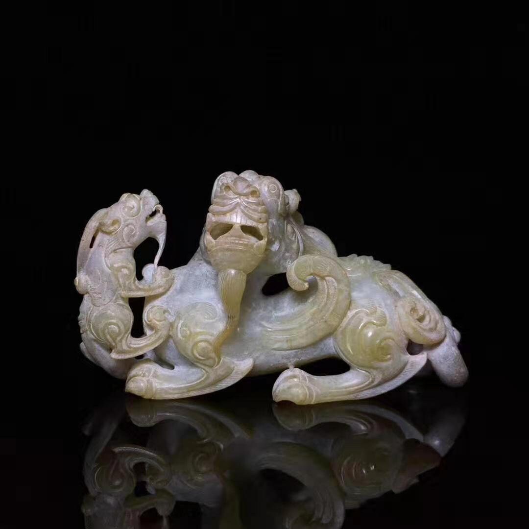Old Chinese Warring States Hetian Jade Carving Mother Child - Etsy