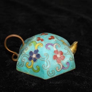 old chinese cloisonne water drop 景泰蓝水滴