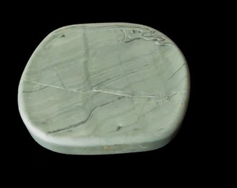 old chinese taohe inkstone 洮河云月砚