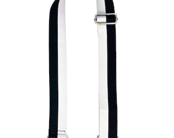 Two Tone Strap in Black and White