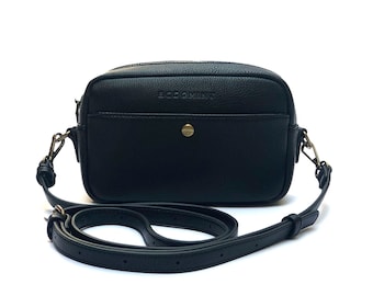 The Bowie Pack Convertible Crossbody Purse Fanny Pack in Black