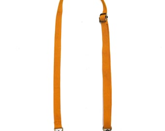 Solid Skinny Strap in Mustard