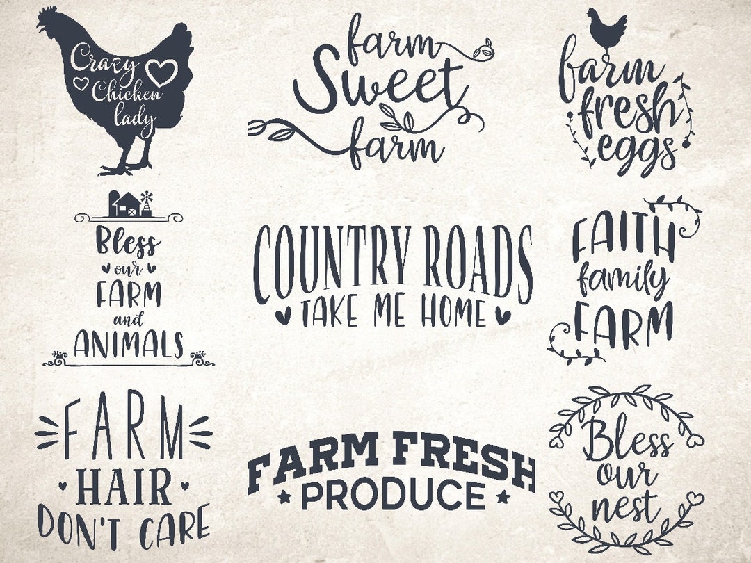 Farm Rug Svg 20 Farm Themed SVG, PNG, EPS, Dxf Digital Download - Etsy