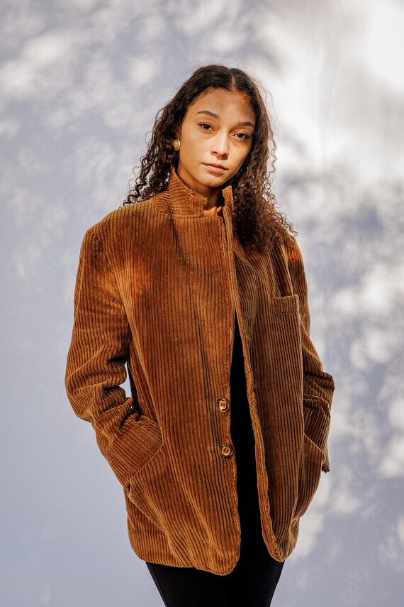 Blazer/ 70s Blazer/ Brown Blazer/ - Etsy