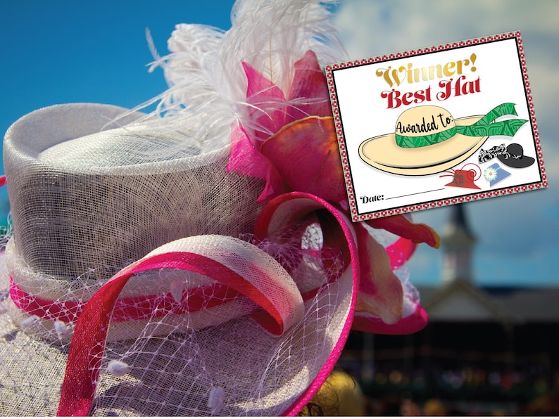 Hat Contest Printable, Best Hat Party Game, Most Creative Hat Award ...