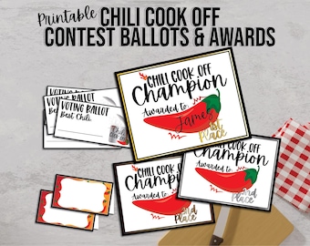 Kit para cocinar chile: ¡boletas, premios y certificados para el mejor concurso de chile!