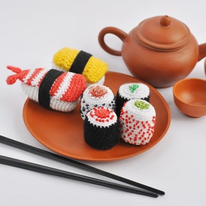 Crochet sushi pattern