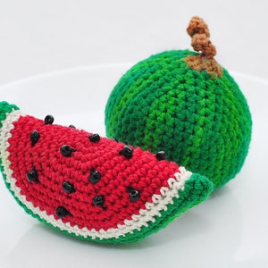 Crochet watermelon pattern