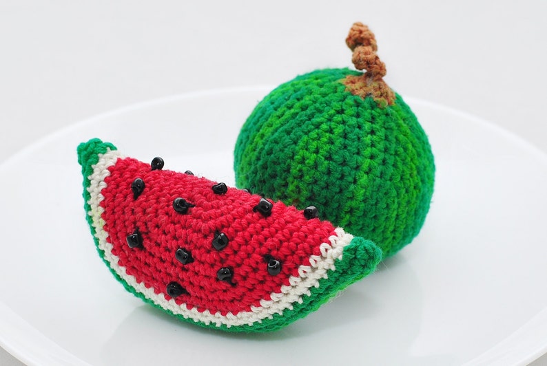 Crochet watermelon pattern
