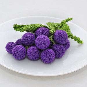 Crochet grape pattern