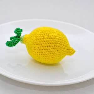 Crochet lemon pattern