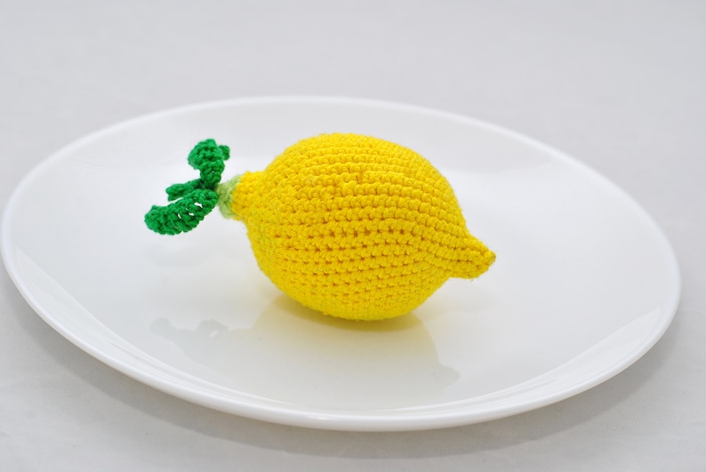 Crochet lemon pattern