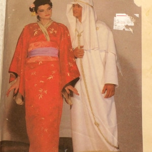McCall's 8256 Pattern Adult Geisha & Sheik Costumes Size Small