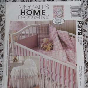 Uncut Laura Ashley Nursery Accessories Home Decorating Mccalls 3991 Pattern Etsy