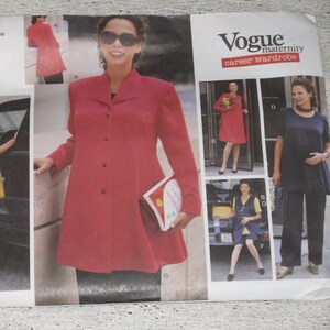 Vogue 1927 Pattern Misses' Maternity Jacket, Vest, Jumper, Dress, Tunic, Shorts & Pants Size 12-16 Uncut Vintage